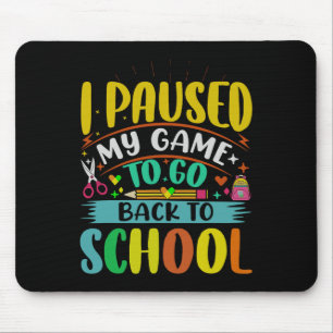 Mousepad Eu Pauso Meu Jogo Para Fazer Ck Para O Estudante D