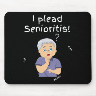 Mousepad Eu Peço Senioristis. Homem Idoso Mulher Envelhecim