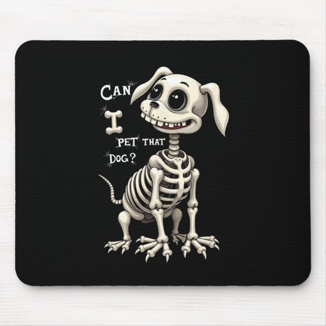 Mousepad Eu Peguei Os Presentes De Halloween Do Esqueleto D (Frente)