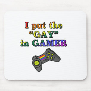 Mousepad Eu pôr o GAY no Gamer