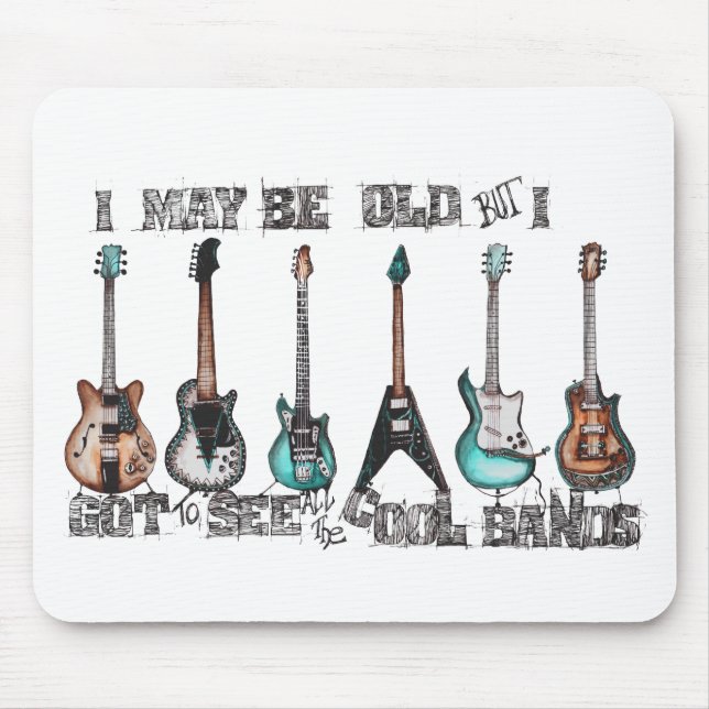 Mousepad Eu posso ser idoso mas eu consegui ver todas as (Frente)