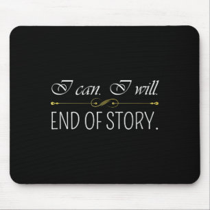 Mousepad Eu Posso Terminar De Pensar Positivamente Em Inspi