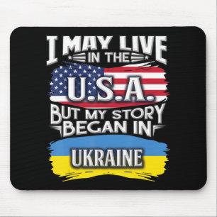 Mousepad Eu Posso Viver Nos EUA Mas Minha História Começou