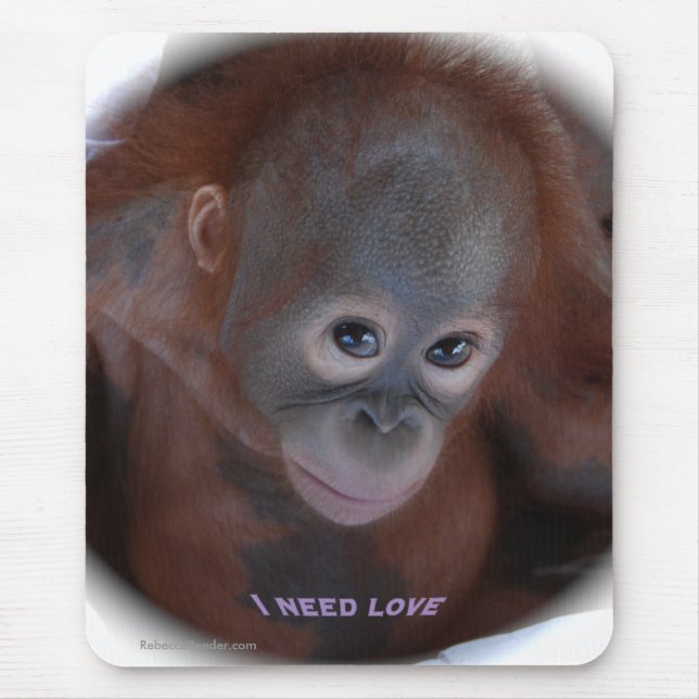 Mousepad Eu preciso o amor (Frente)