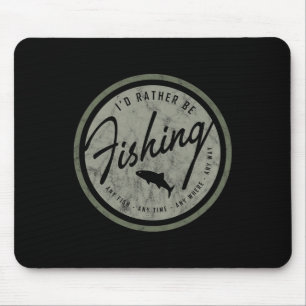 Mousepad Eu Preferencialmente De Pescar! Retro