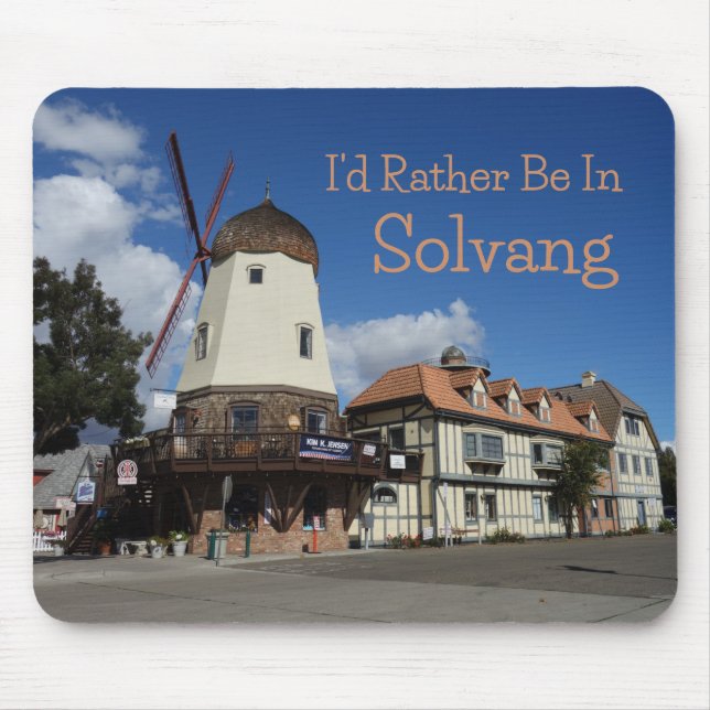 Mousepad Eu Preferencialmente Em Solvang, Califórnia (Frente)