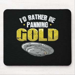 Mousepad Eu Preferencialmente estar a fazer sammeln Dourado