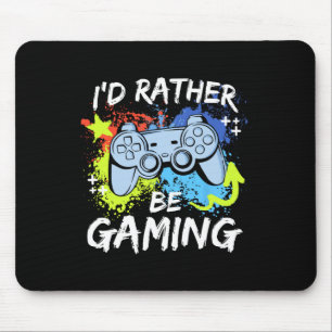Mousepad Eu Preferencialmente Jogaria Jogo Engraçado Sayin