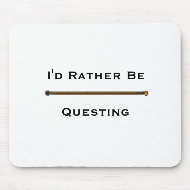 Mousepad Eu preferencialmente Questing - EQ2 (Frente)