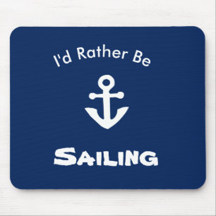 Mousepad Eu Preferencialmente Velejando Um Mouse Náutico