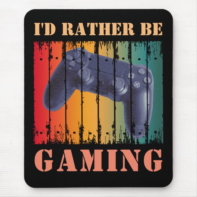 MOUSEPAD EU PREFERIA ESTAR JOGANDO (Frente)
