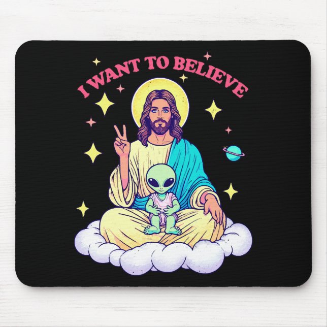Mousepad Eu Quero Acreditar (Frente)