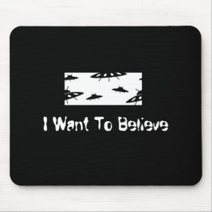 Mousepad Eu quero acreditar X-Arquivos