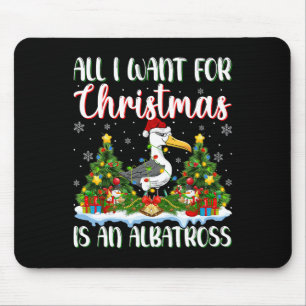Mousepad Eu Quero O Natal É Uma Árvore De Pássaros Albatros