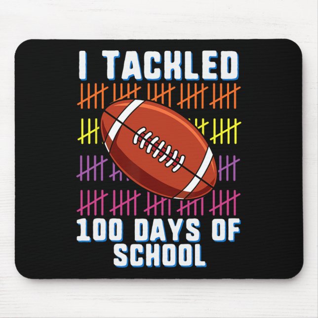 Mousepad Eu Resolvi 100 Dias De Jovens De Futebol Escolar 1 (Frente)