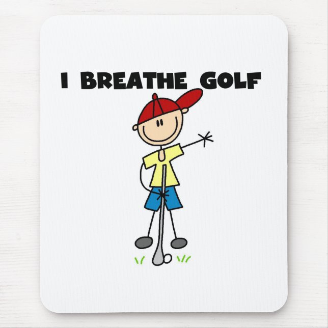 Mousepad Eu Respiro Golfe (Frente)