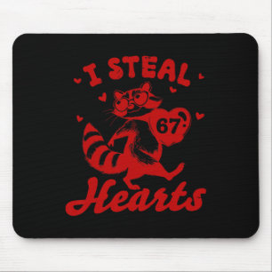 Mousepad Eu Roubo 67 Corações Engraçado 67 Dia dos Namorado