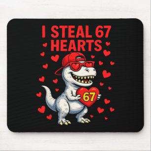 Mousepad Eu Roubo Corações 67 Dia dos Namorados 67 Meme 6 7