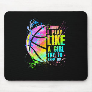 Mousepad Eu Sei Que Brinco Como Uma Garota Tentando Continu