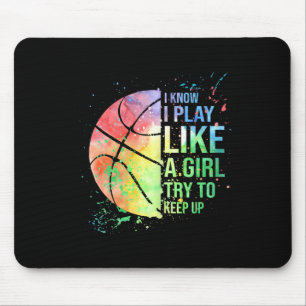 Mousepad Eu Sei Que Brinco Como Uma Garota Tentando Continu