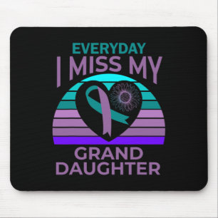 Mousepad Eu Sinto Falta Da Minha Avó, Coração, Sensibilizaç