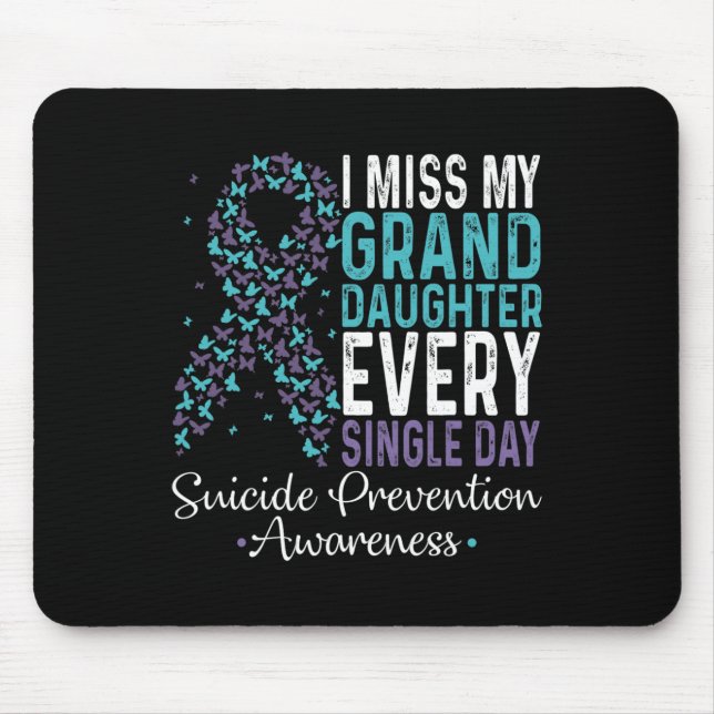 Mousepad Eu Sinto Falta Da Minha Avó Todo Solteiro Dia Suic (Frente)