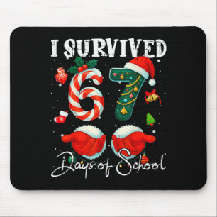 Mousepad Eu Sobrevivi 67 Dias De Natal Do Círculo Escolar C
