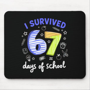 Mousepad Eu Sobrevivi a 67 Dias de Aula Meme Professor Alun