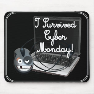 Mousepad Eu sobrevivi a Cyber Segunda-feira