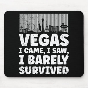 Mousepad Eu Sobrevivi à Minha Viagem para Las Vegas 1 