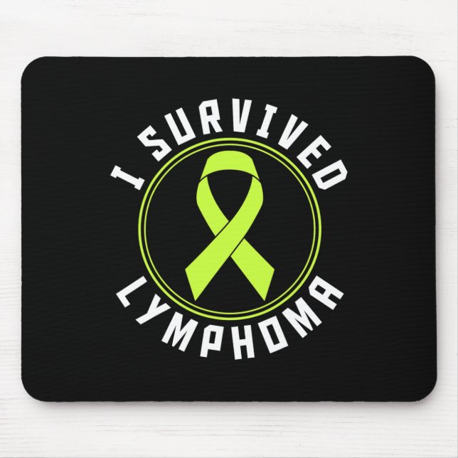 Mousepad Eu Sobrevivi ao Linfoma. (Frente)