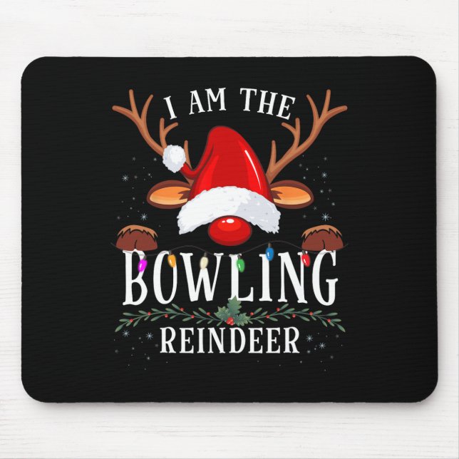 Mousepad Eu Sou A Boliche Da Família De Natal (Frente)
