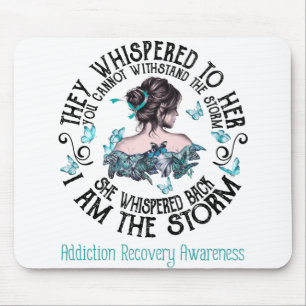 Mousepad Eu Sou A Consciência Da Recuperação De Vícios 