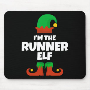 Mousepad Eu Sou A Família Duende Corredor Pijama Natal Dive