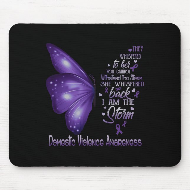 Mousepad Eu Sou A Tempestade Da Consciência Da Violência Do (Frente)