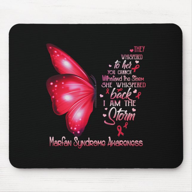 Mousepad Eu Sou A Tempestade Marfan Sindroma Sensibilização (Frente)