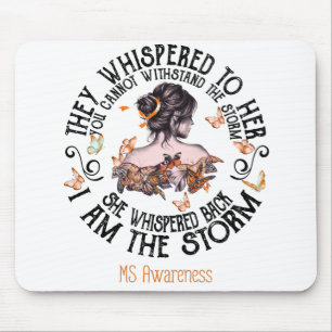 Mousepad Eu Sou A Tempestade Múltipla Sclerose Consciênci