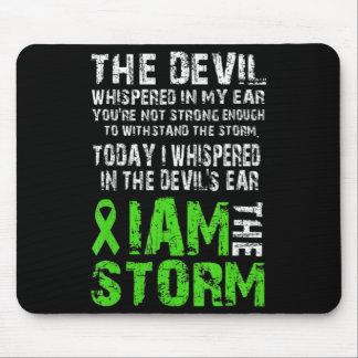 Mousepad Eu Sou A Tempestade Saúde Mental Consciência Verde