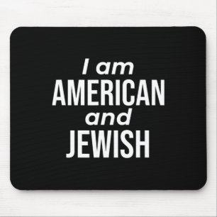Mousepad Eu Sou Americano E Judeu
