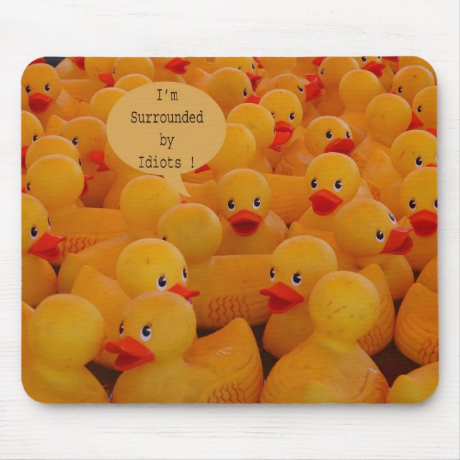 Mousepad Eu sou cercado por idiota (Frente)