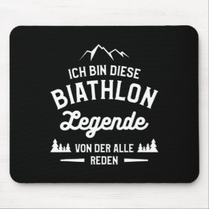Mousepad Eu Sou Esta Lenda De Biatlo Dos Discursos Do Alle