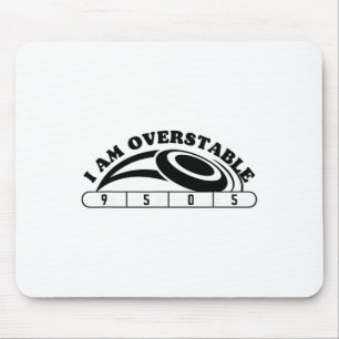 Mousepad Eu Sou Estável Demais Design de Golfe de Disco Eng