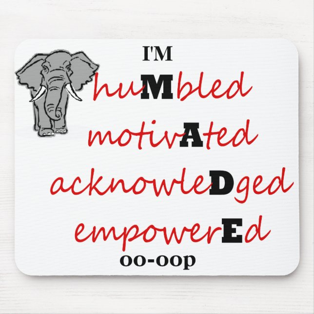 Mousepad Eu SOU FEITO (Frente)