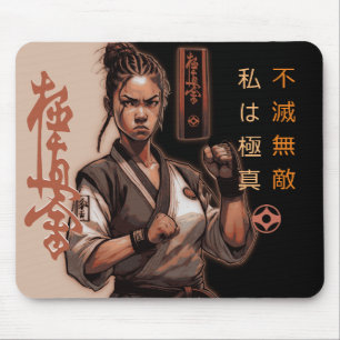 Mousepad Eu sou Kyokushin, Indestrutível, Invencível