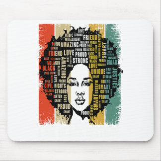 Mousepad Eu Sou Mulheres Meninas História Negra Mês da Hist
