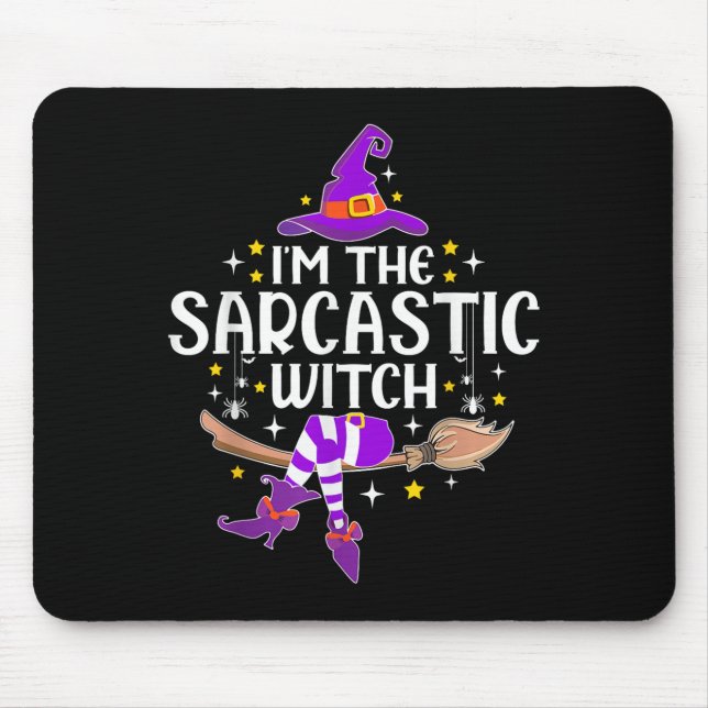 Mousepad Eu Sou O Grupo De Combinação De Halloween Da Bruxa (Frente)