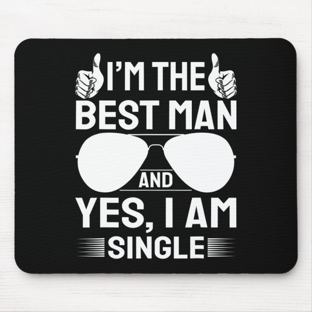 Mousepad Eu sou o padrinho do casamento dos padrinhos de ca (Frente)