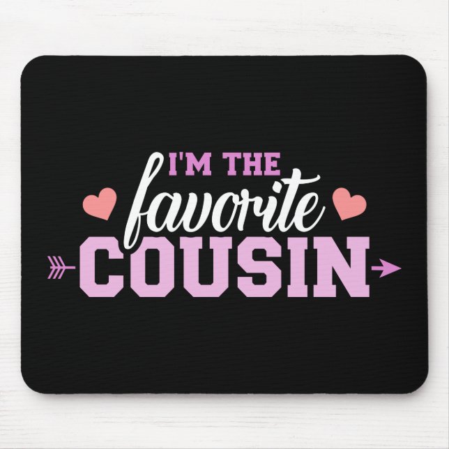 Mousepad Eu sou o primo favorito (Frente)