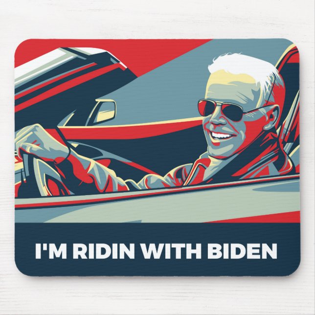 MOUSEPAD EU SOU RIDIN COM O BIDEN (Frente)