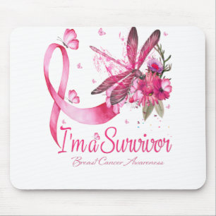 Mousepad Eu sou um Cancer de Dragonfly de Sobrevivência